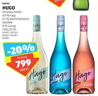 ALDI RAVINI HUGO 0,75 l ajánlat