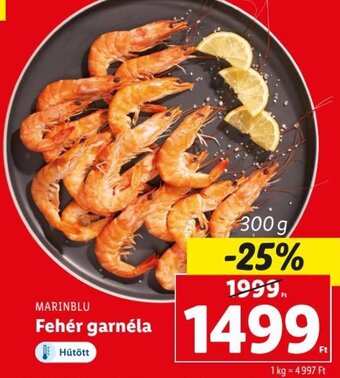 Lidl MARINBLU Fehér garnéla 300 g ajánlat