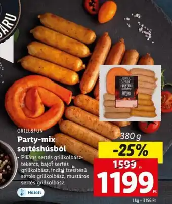 GRILL&FUN Party-mix sertéshúsból 380 g