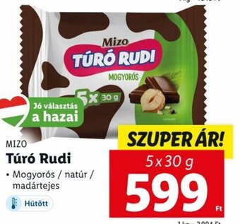 Lidl MIZO Túró Rudi 5 x 30 g ajánlat