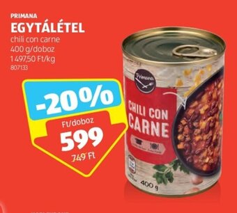 ALDI PRIMANA EGYTÁLÉTEL 400 g ajánlat