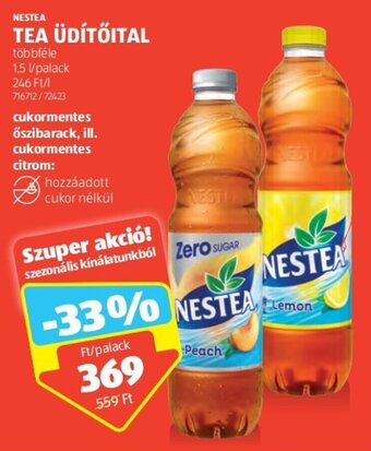 ALDI NESTEA TEA ÜDÍTŐITAL 1,5 l ajánlat