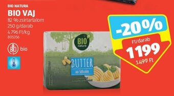 ALDI BIO NATURA BIO VAJ 250 g ajánlat