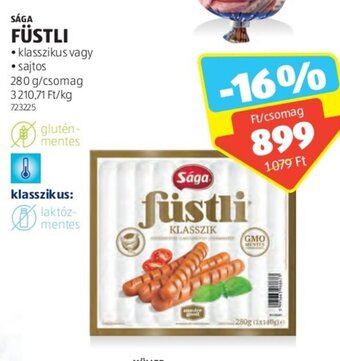 SÁGA FÜSTLI 280 g