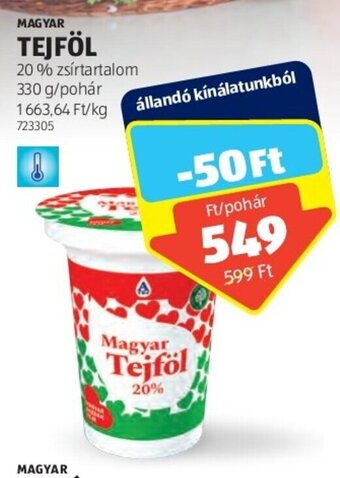 ALDI MAGYAR TEJFÖL 330 g ajánlat