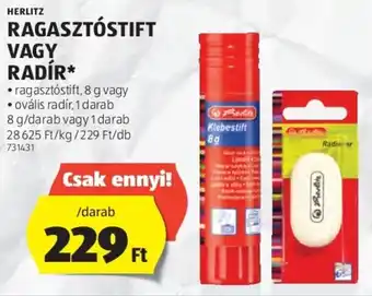 HERLITZ RAGASZTÓSTIFT VAGY RADÍR 8 g