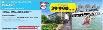 ALDI FELSŐ-ADRIA, OLASZORSZÁG LIGNANO ajánlat