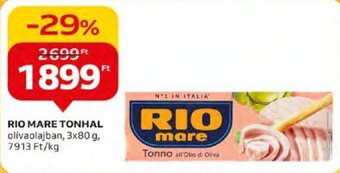 Auchan RIO MARE TONHAL 3 x 80 g ajánlat