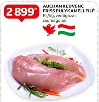 Auchan AUCHAN KEDVENC FRISS PULYKAMELLFILÉ 1 kg ajánlat