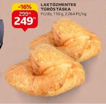 Auchan LAKTÓZMENTES TÚRÓS TÁSKA 110 g ajánlat