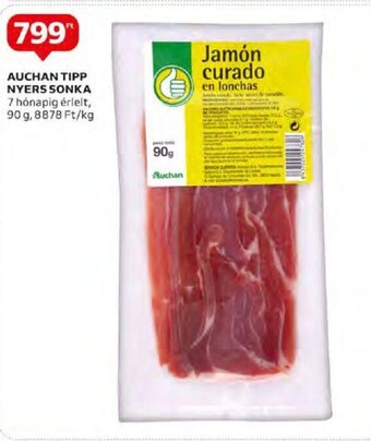 Auchan AUCHAN TIPP NYERS SONKA 90 g ajánlat