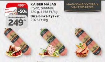 Auchan KAISER MÁJAS 120 g ajánlat