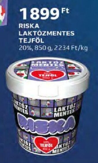 Auchan RISKA LAKTÓZMENTES TEJFÖL 850 g ajánlat