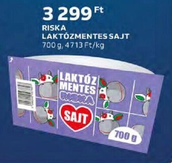 Auchan RISKA LAKTÓZMENTES SAJT 700 g ajánlat