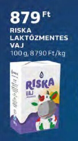 Auchan RISKA LAKTÓZMENTES VAJ 100 g ajánlat