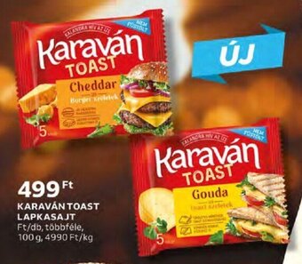 Auchan KARAVÁN TOAST LAPKASAJT 100 g ajánlat