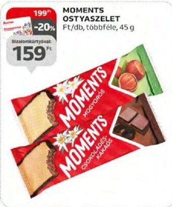 Auchan MOMENTS OSTYASZELET 45 g ajánlat