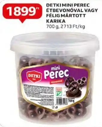 Auchan DETKI MINI PEREC ÉTBEVONÓVAL stb. 700 g ajánlat