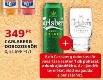 Auchan CARLSBERG DOBOZOS SÖR 0,5 l ajánlat