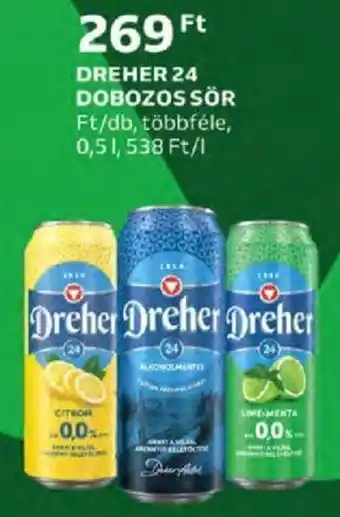 Auchan DREHER 24 DOBOZOS SÖR 0,5 l ajánlat