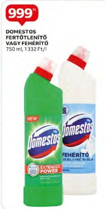 Auchan DOMESTOS FERTŐTLENÍTŐ VAGY FEHÉRÍTŐ 750 ml ajánlat