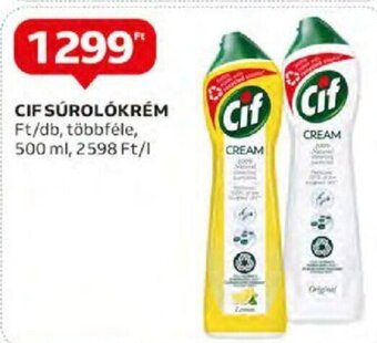 Auchan CIF SÚROLÓKRÉM 500 ml ajánlat