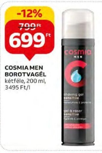 Auchan COSMIA MEN BOROTVAGÉL 200 ml ajánlat