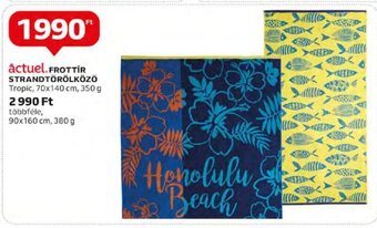 Auchan actuel.FROTTIR STRANDTÖRÖLKÖZŐ 1 db ajánlat