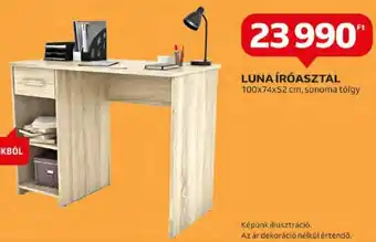 Auchan LUNA ÍRÓASZTAL 1 db ajánlat