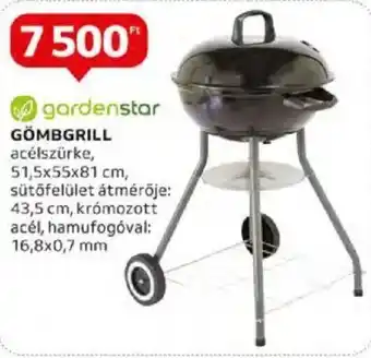 Auchan gardenstar GÖMBGRILL 1 db ajánlat