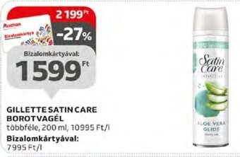 Auchan GILLETTE SATIN CARE BOROTVAGÉL 200 ml ajánlat