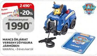 Auchan MANCS ŐRJÁRAT VERSENYZŐ FIGURA JÁRMŰBEN 1 db ajánlat