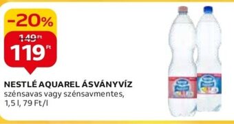 Auchan NESTLÉ AQUAREL ÁSVÁNYVÍZ 1,5 l ajánlat
