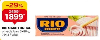 Auchan RIO MARE TONHAL 3 x 80 g ajánlat