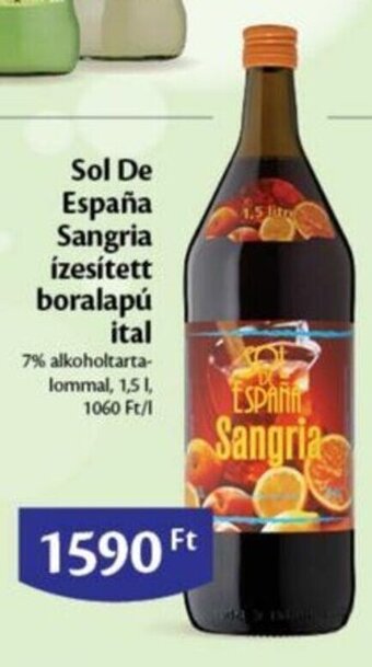 EcoFamily Sol De España Sangria ízesített boralapú ital 1,5 l ajánlat