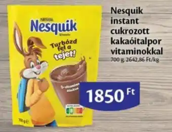 EcoFamily Nesquik instant cukrozott kakaóitalpor vitaminokkal 700 g ajánlat