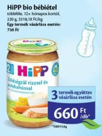 EcoFamily HiPP bio bébiétel 220 g ajánlat