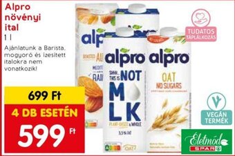 Spar Alpro növényi ital 1 l ajánlat