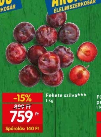 Spar Fekete szilva 1 kg ajánlat