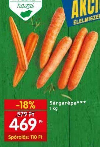 Spar Sárgarépa 1 kg ajánlat