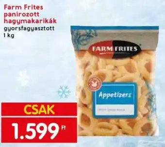 Spar Farm Frites panírozott hagymakarikák 1 kg ajánlat