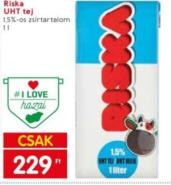 Spar Riska UHT tej 1 l ajánlat