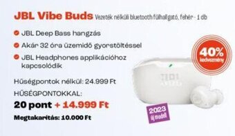 Spar JBL Vibe Buds 1 db ajánlat