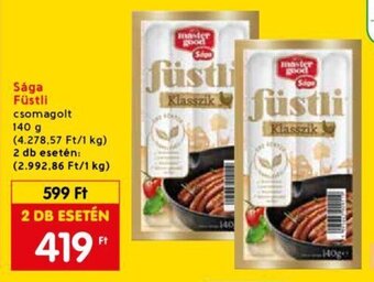 Spar Sága Füstli 140 g ajánlat