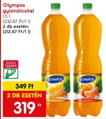 Spar Olympos gyümölcsital 1,5 I ajánlat