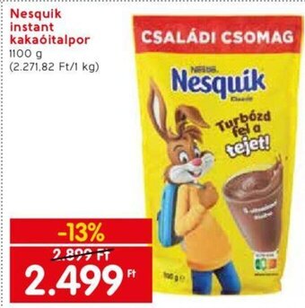 Spar Nesquik instant kakaóitalpor 1100 g ajánlat