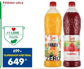 Spar Pölöskei szörp 1 l ajánlat