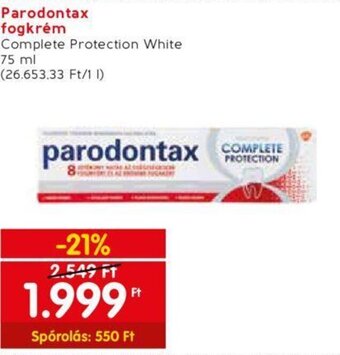 Spar Parodontax fogkrém 75 ml ajánlat