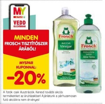 Spar MINDEN FROSCH TISZTÍTÓSZER ÁRÁBÓL! ajánlat