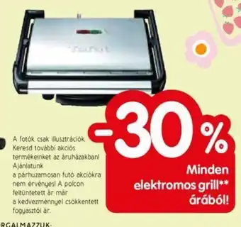 Spar Minden elektromos grill árából! ajánlat